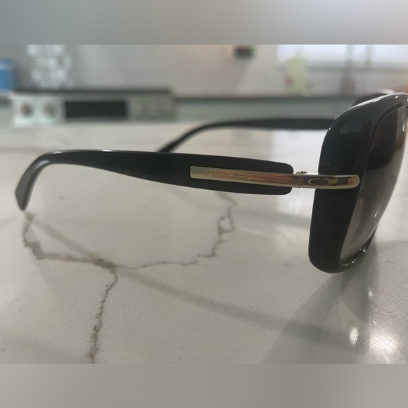 Authentic Rectangle Prada Sunglasses Black/Gray Gradient Lens - Picture 7 of 13